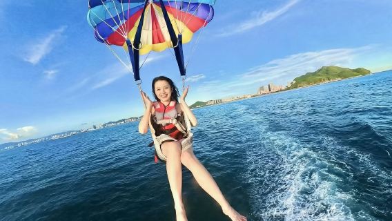 Menyelam skuba di Teluk Yalong + snorkeling + aktiviti air: motoski, banana boat, payung terjun laut, naga terbang