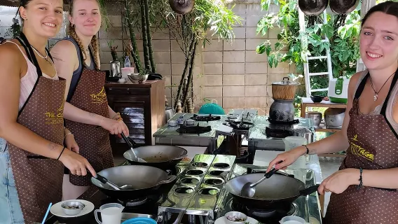 Featured tour with 17 reviews: Cooking class in organic garden and local market tour ThaiCottage