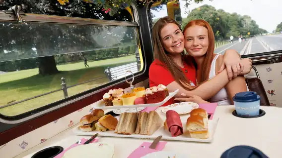 ダブリン:アフタヌーンティー・ヴィンテージバスツアー