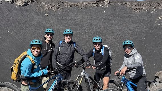 Bicicleta eléctrica para la cima del Monte Etna