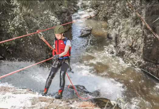Vietnam Dalat day tour: Full-day outdoor waterfall climbing zipline roller coaster adventure with door-to-door transfer