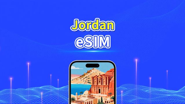 eSIM Jordan | 5G/4G | Pakej data | 5–10 hari | Pengebilan hari kalendar | QR Code