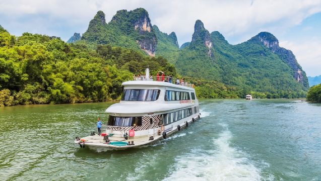 Guilin Yangshuo + Tiket Pelayaran Tiga Bintang/Empat Bintang/Lima Bintang Sungai Li lawatan setengah hari