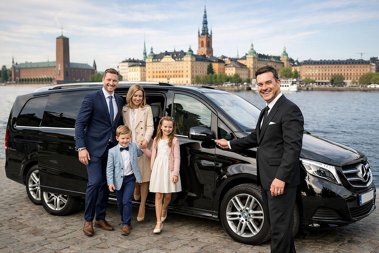 Private full day VIP city tour by limousine car in Stockholm