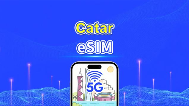 eSIM do Catar | 5G/4G | Dados de alta velocidade | 24 horas | Dias opcionais de 1 a 30 dias | Código QR
