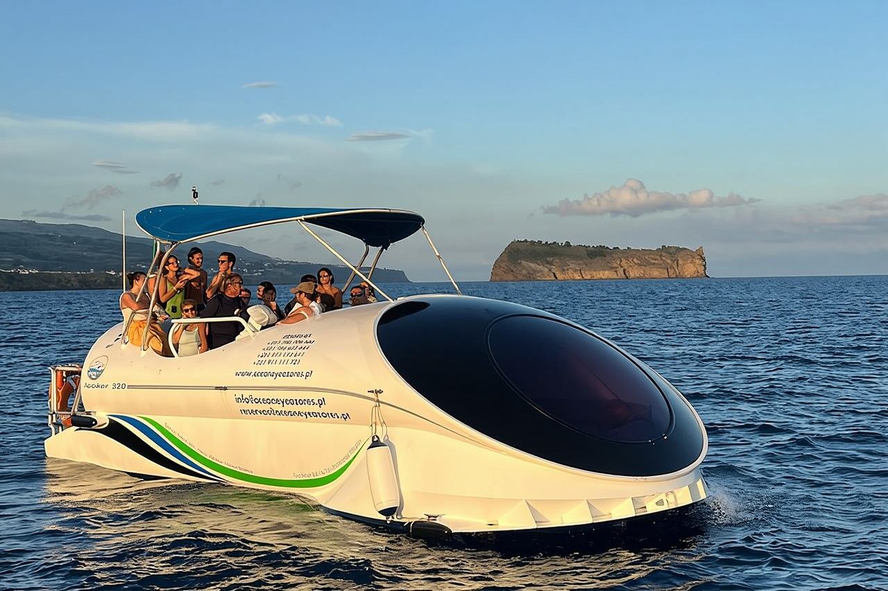 Glasbodenboot-Tour & Schnorcheln in São Miguel, Azoren