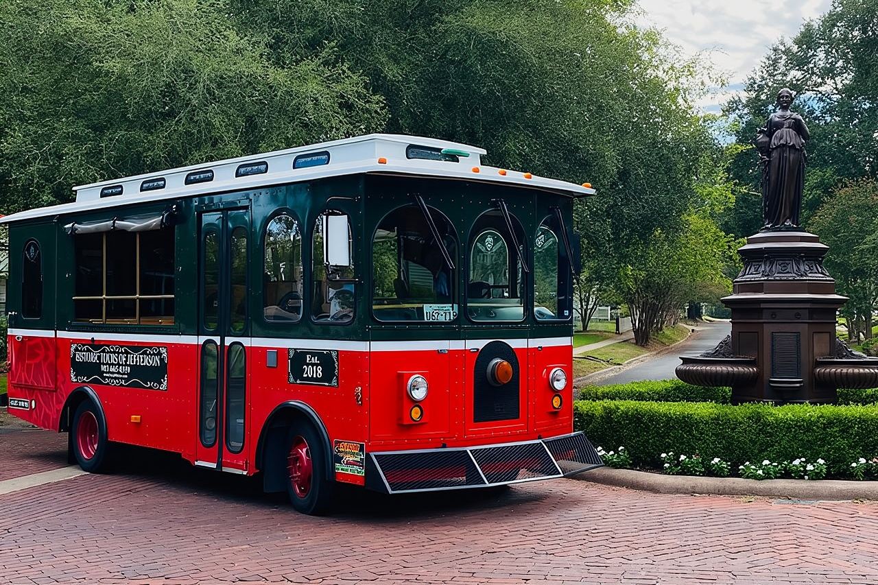 1 Hour Trolley Tour and Bike Rentals in Jefferson, Texas
