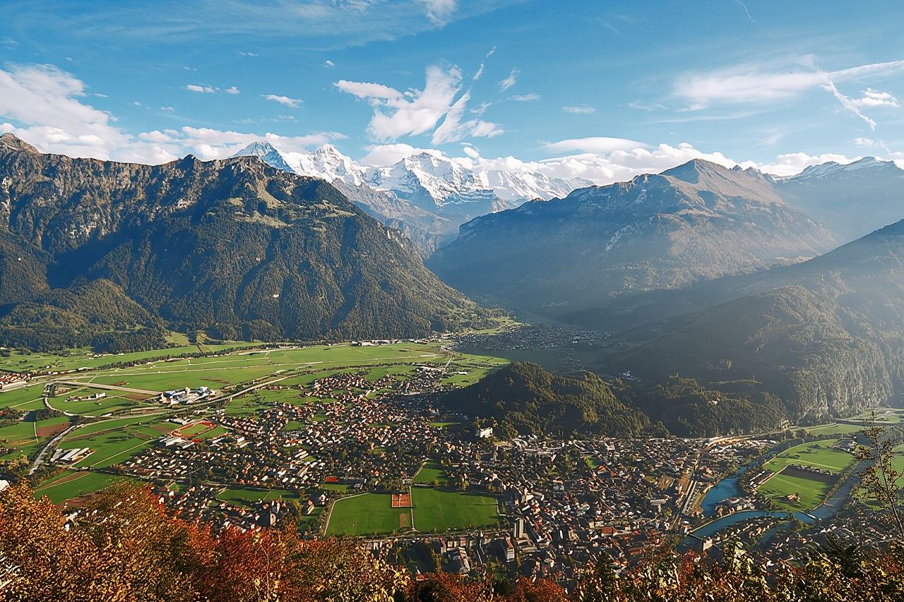 1-day tour in Interlaken, Switzerland|Plenty of free time|Optional canyon canyoning or Lujina River rafting