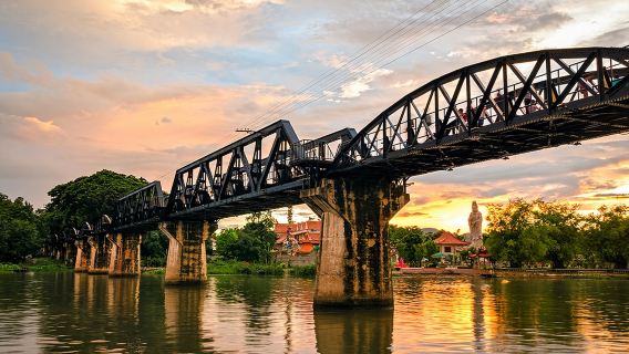 Kanchanaburi The Bridge Over The River Kwai One Day Tour(English-Speaking Guide)