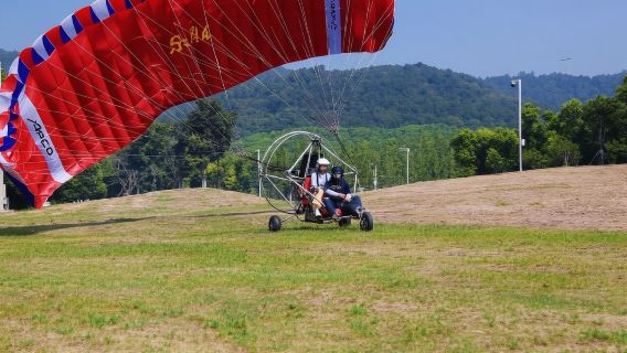蘇州陽澄湖+蘇州飛得樂航空營地動力傘飛行體驗【專業教練帶飛+含專業飛行險】