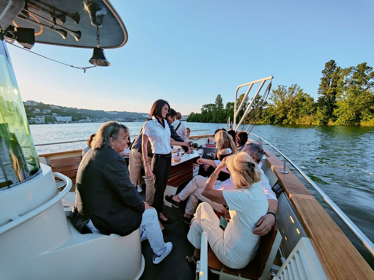 Lyon: City Cruise with Charcuterie, Cheese, and Wine