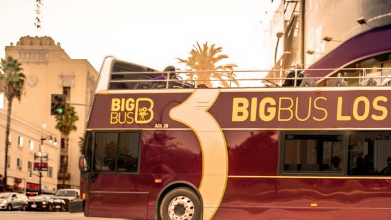 Лос-Анджелес: экскурсионный автобус Big Bus с возможностью выхода на остановках (открытый верх)