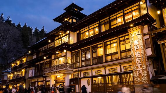 日本仙台出發|銀山溫泉《千與千尋》湯屋原型一日|冬季限定包車