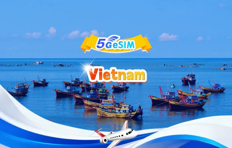 Vietnam 4G/5G eSIM | DayPass/Total| 500MB/day-total 30GB | 1-30 days | 24-hour| QR code