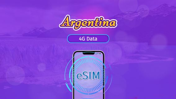 Argentina | eSIM 5G/4G | Pacchetto totale | Fatturazione ogni 24 ore | 30 giorni | Codice QR
