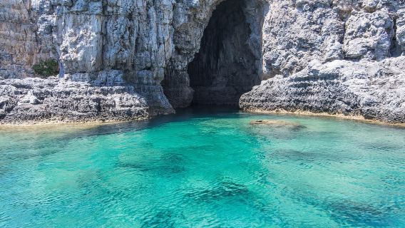 Rhodos: Ontspannende Lindos Cruise & 2 Zwemstops (Hotel ophalen)