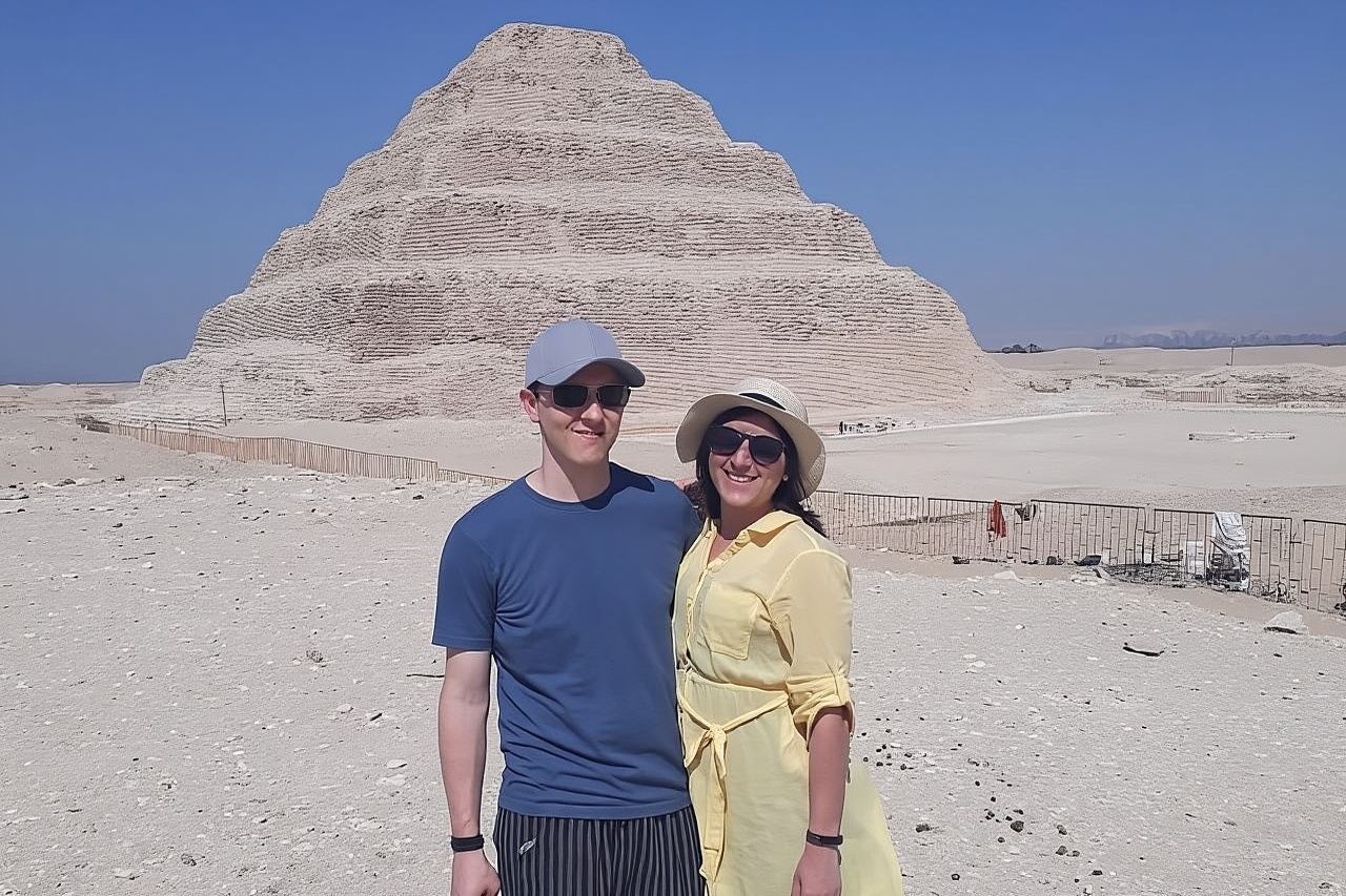 Private Guided Day Tour in Giza Saqqara and the Egyptian Museum Including a Camel Ride from Cairo