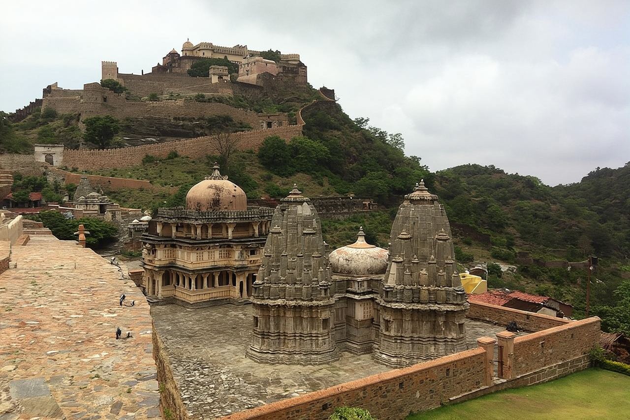 One Way Kumbhalgarh Fort and Jain Temple Tour from Udaipur to Jodhpur