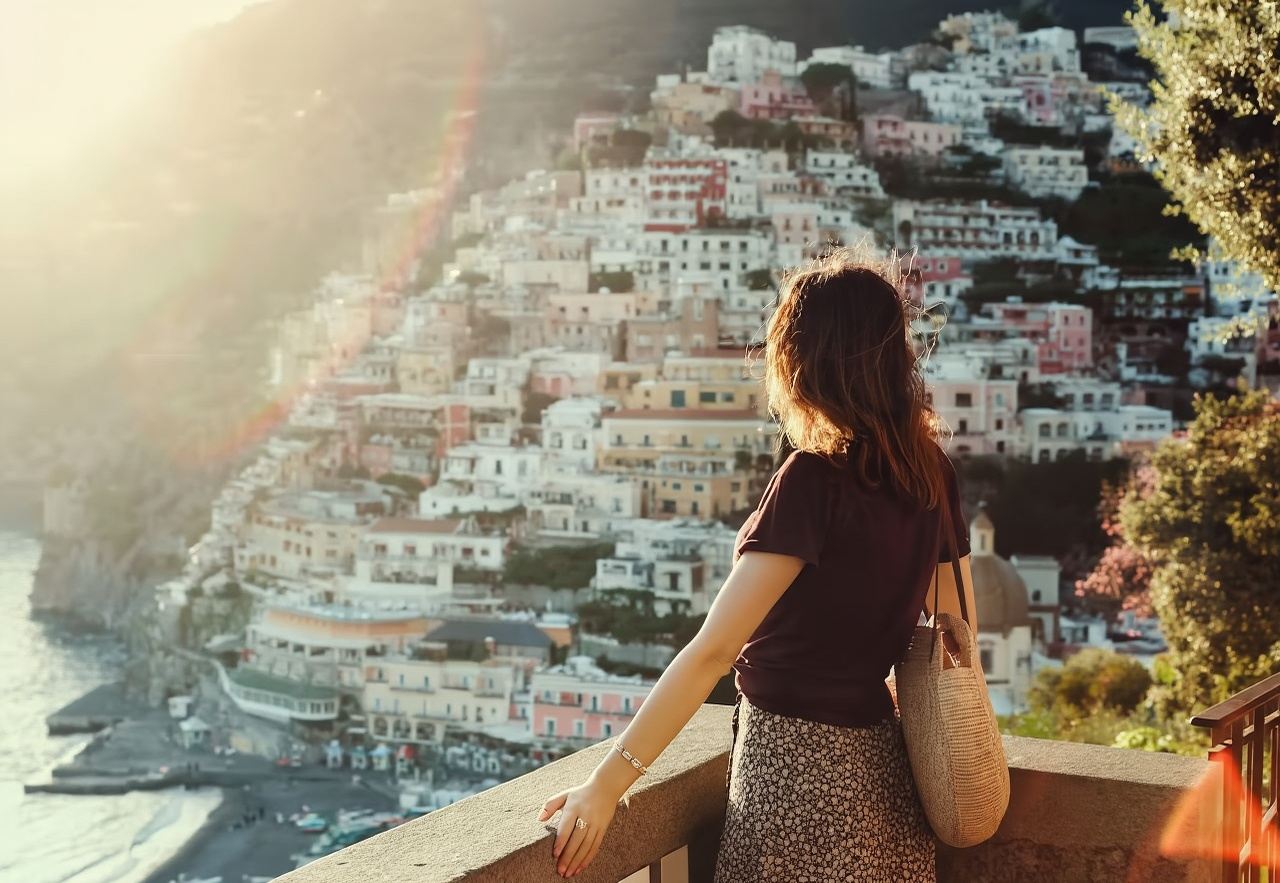 Italy Amalfi + Positano 1-day tour (round-trip from Rome/Naples/Sorrento)