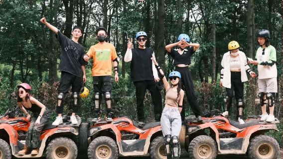浙江杭州竹際越野車營地越野車體驗親子團建拓展活動【項目豐富·自助燒烤+真人CS+射箭+騎馬+卡丁車+皮划艇】