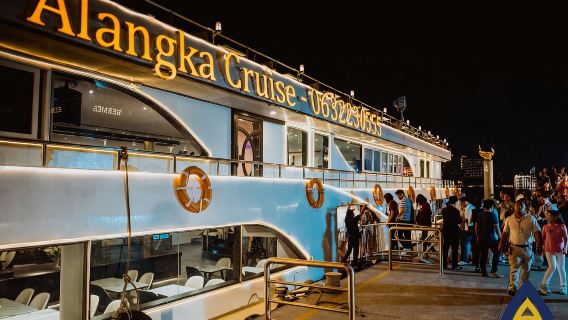 ALANGKA호 야간 메남강 유람 (아이콘시암 승선)