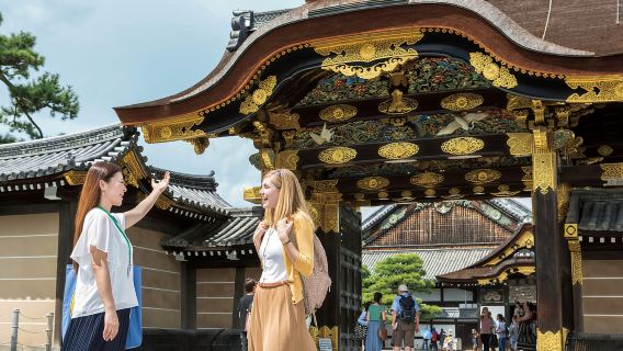 Kyoto: Geführte Tour durch die Burg Nijo-jo und den Ninomaru-Palast