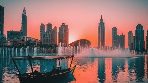 The Dubai Fountain Show & Lake Ride Ticket