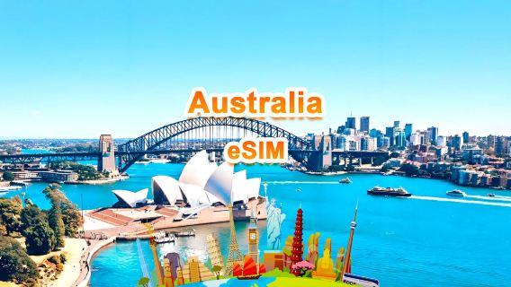 eSIM 4G/5G de Australia | Paquete diario/Paquete total | 1GB/día-total 30GB | 1-30 días | QR code