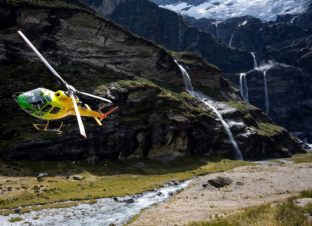 Earnslaw Glacier Helicopter Tour (Fly over remote alpine pastures and soar towards majestic Mt Earnslaw)