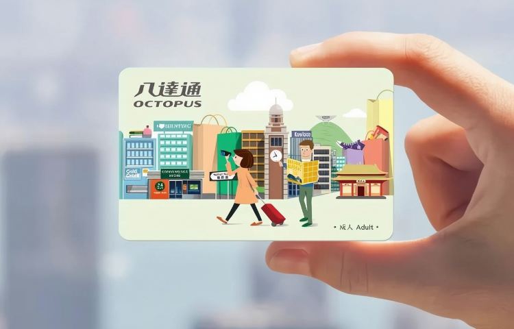 Carta Octopus di Hong Kong per metropolitana e bus con saldo di HKD 50 [ritiro all'aeroporto di Hong Kong]