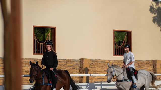 Cavalcata di 1 ora nel Parco Desertico di Dubai