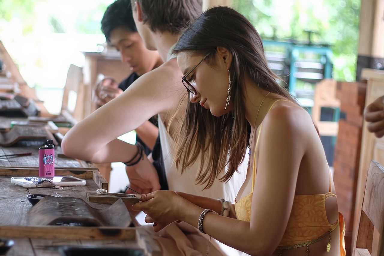 Ubud Silver Class Jewelry making in bali