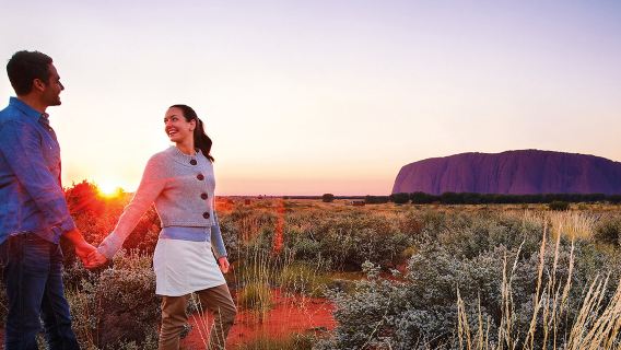 Australia Northern Territory Yulara Uluru English Sunset with Pickup/BBQ Dinner