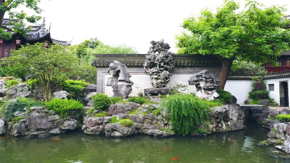 Jardín Yuyuan de Shanghái + Templo del Dios de la Ciudad de Shanghái + Área Turística del Templo del Dios de la Ciudad + Crucero por el Río Huangpu