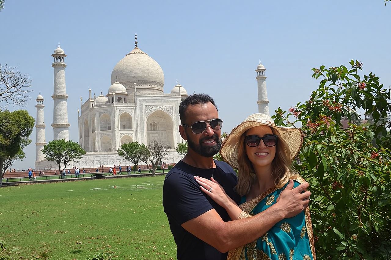 Tour all inclusive del Taj Mahal e di Agra in treno superveloce da Delhi