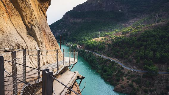 Geführte Tour auf dem Caminito del Rey mit Shuttlebus ab El Chorro