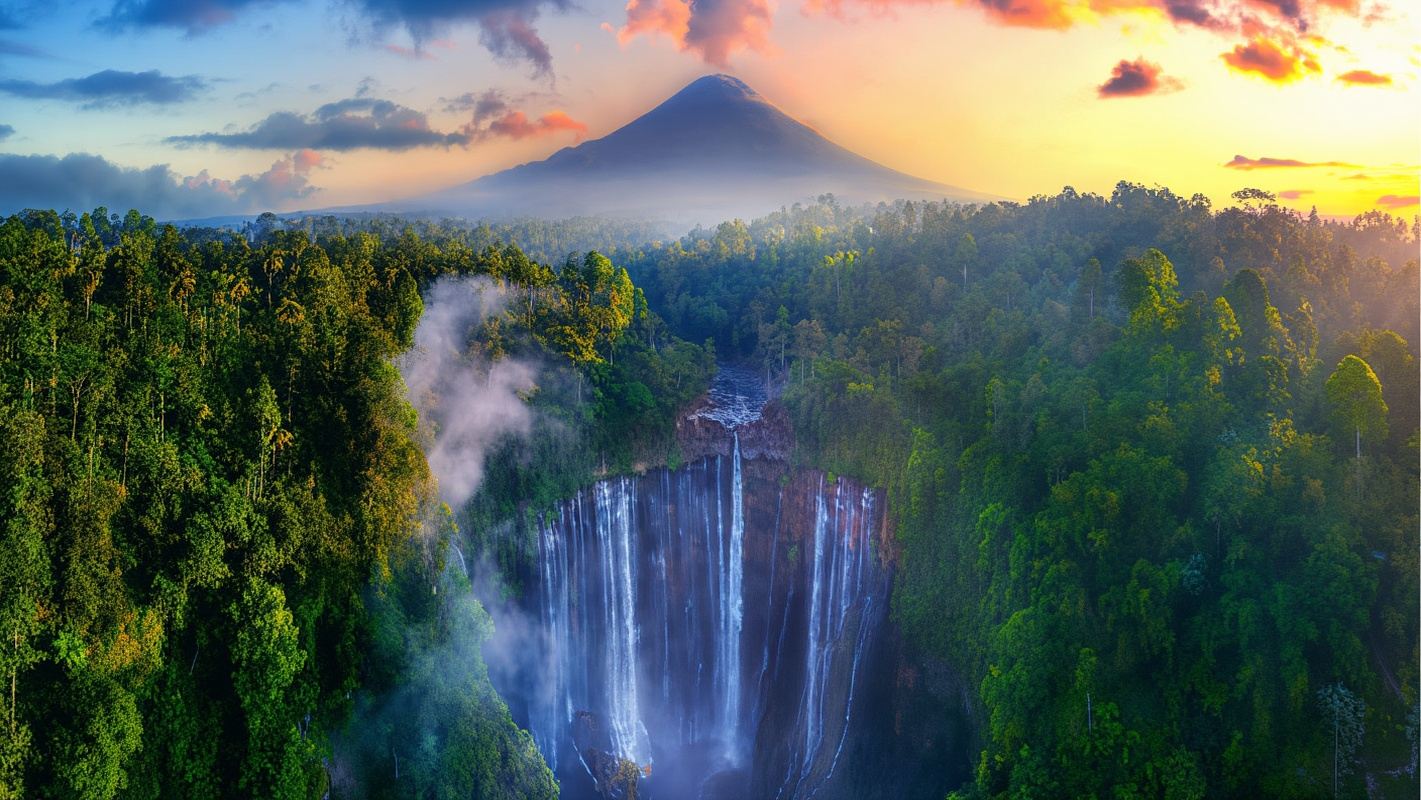印尼賽武千層瀑布一日遊【泗水接送丨包括嚮導+門票丨獨立出行】