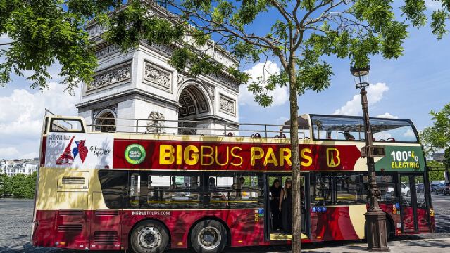 Paris Big Bus Hop-On Hop-Off Tour with Optional River Cruise