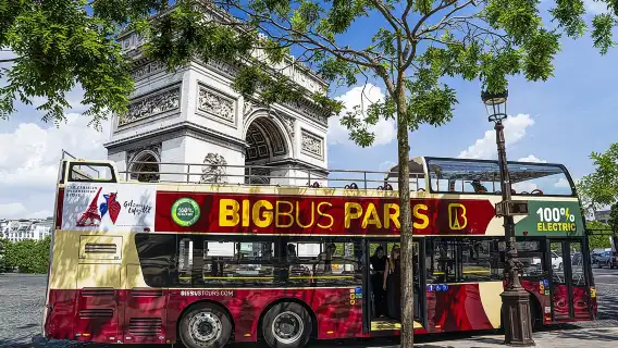 Big Bus Paris Hop-On Hop-Off Tour with Optional River Cruise