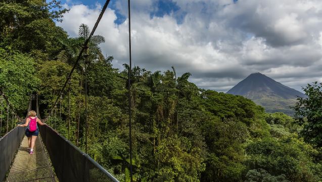 Puentes Colgantes del Arenal en el Parque Místico