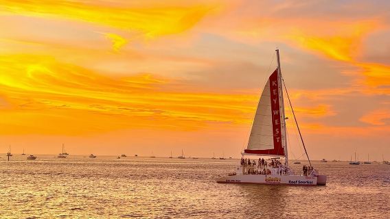 Key West Signature Sunset Sail with Live Music, Open Bar & Food