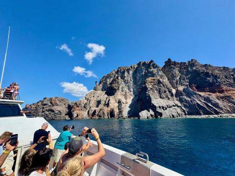 De Taormina : Mini-croisière Lipari et Vulcano Tour des Eoliennes