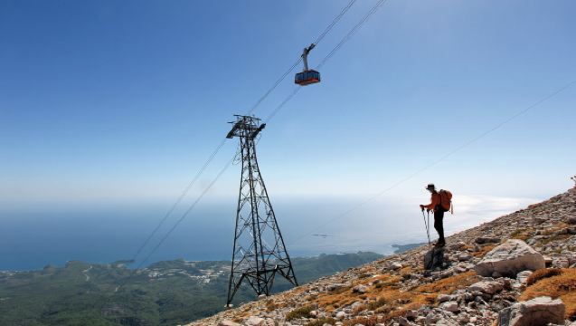 Von Antalya oder Kemer: Ticket für die Olympos-Seilbahn