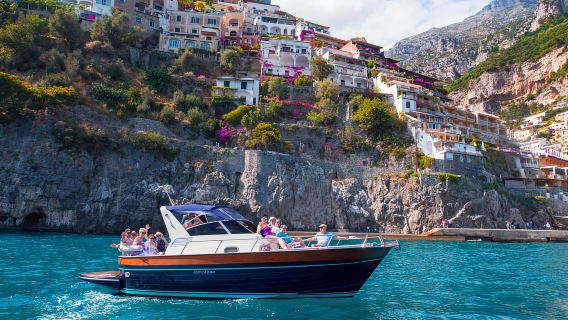 Da Napoli: tour in barca per piccoli gruppi lungo la Costiera Amalfitana