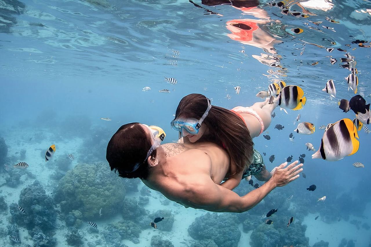 Bora Bora: Jetski, Mittagessen & Hai-/Rochensafari