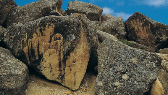 Baku: Gobustan Schlammvulkan Feuertempel Führung