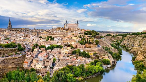 Desde Madrid: Excursión guiada de un día a Segovia y Toledo
