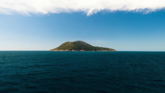 Vlora: aventura en lancha motora por la isla de Sazan y la cueva Haxhi Ali