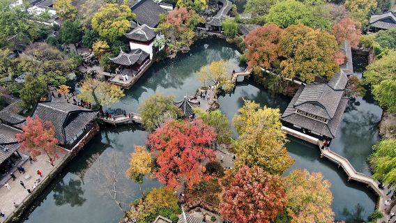 Tour privato giornaliero da Shanghai a Suzhou: Giardino dell'Umile Amministratore + La collina della tigre + Shantang + Pingjiang Road