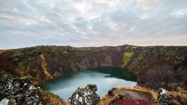 Lawatan sehari Litar Emas Iceland dengan Hot Spring Blue Lagoon/Pengangkutan sewaan peribadi dengan pemandu berbahasa Cina